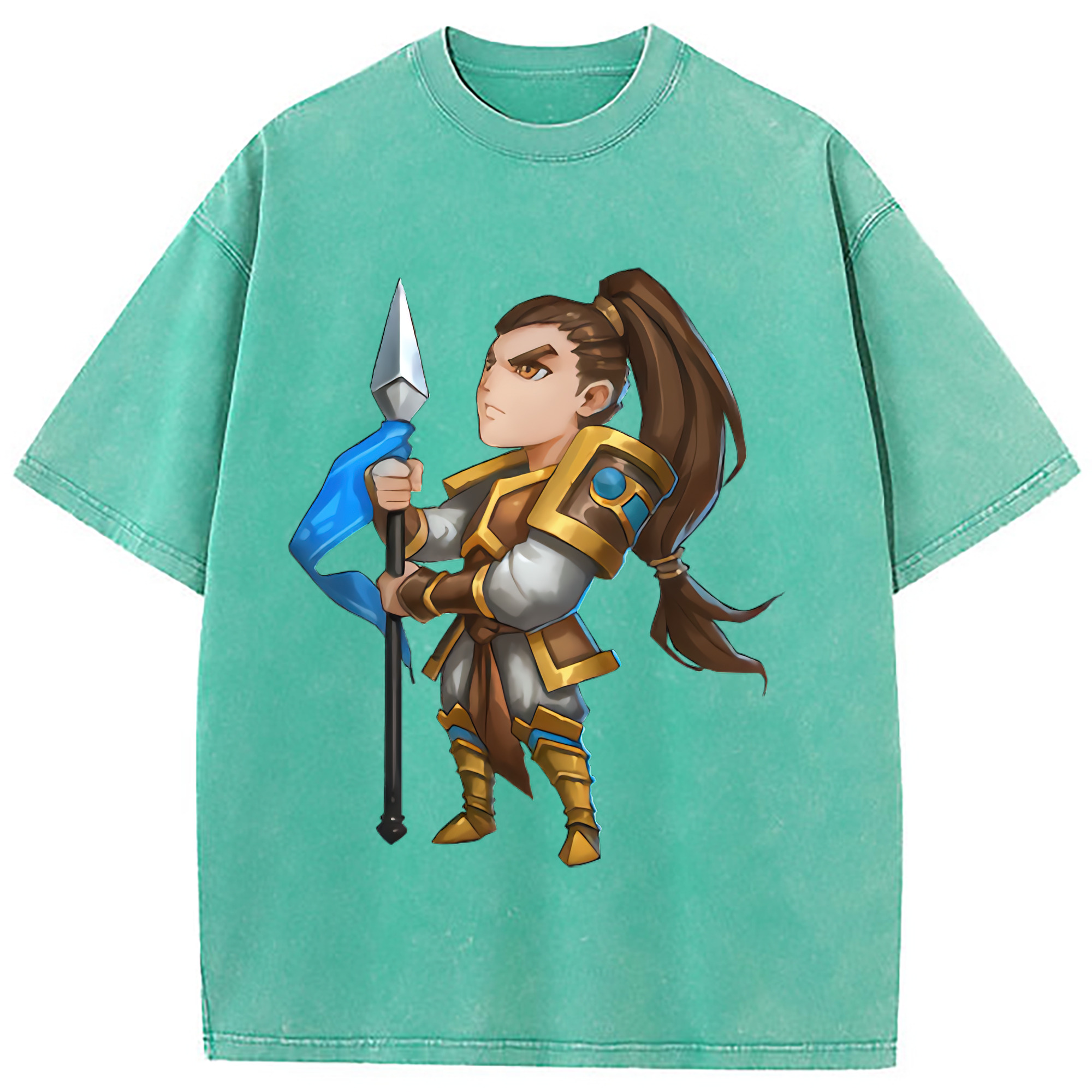 （画像用） リーグ・オブ・レジェンド League of Legends LOL 綿100% ヴィンテージ風 半袖Tシャツ（フロントプリント）